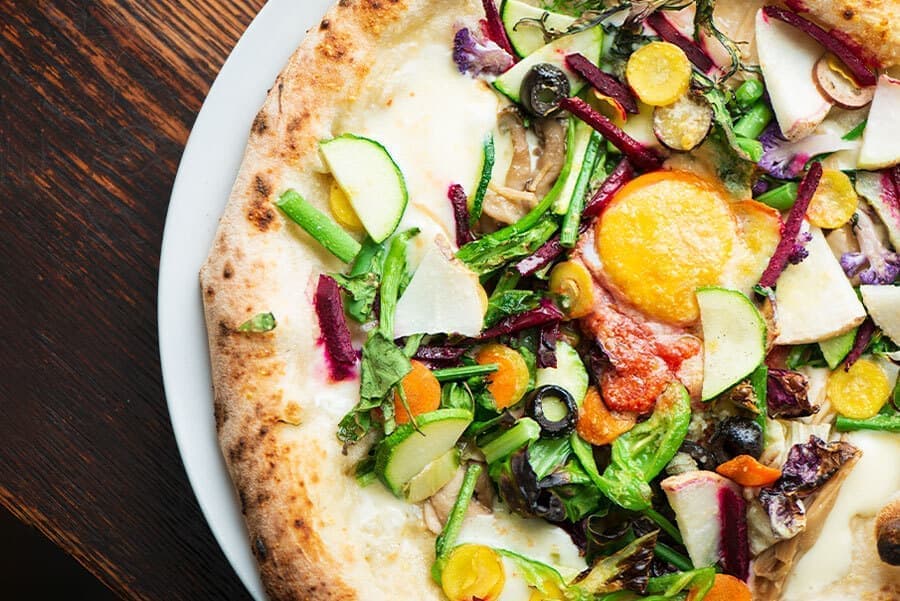 10種の季節野菜ピッツァ