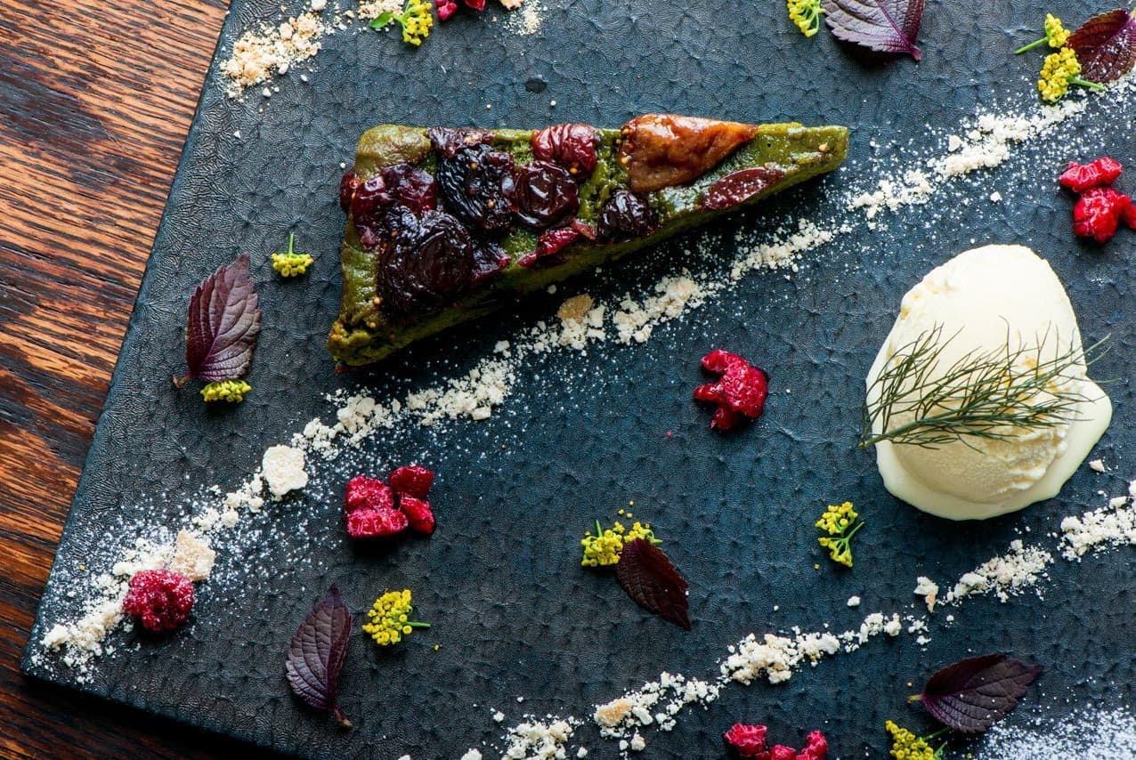 ねぎとトマトの辛クリームソース