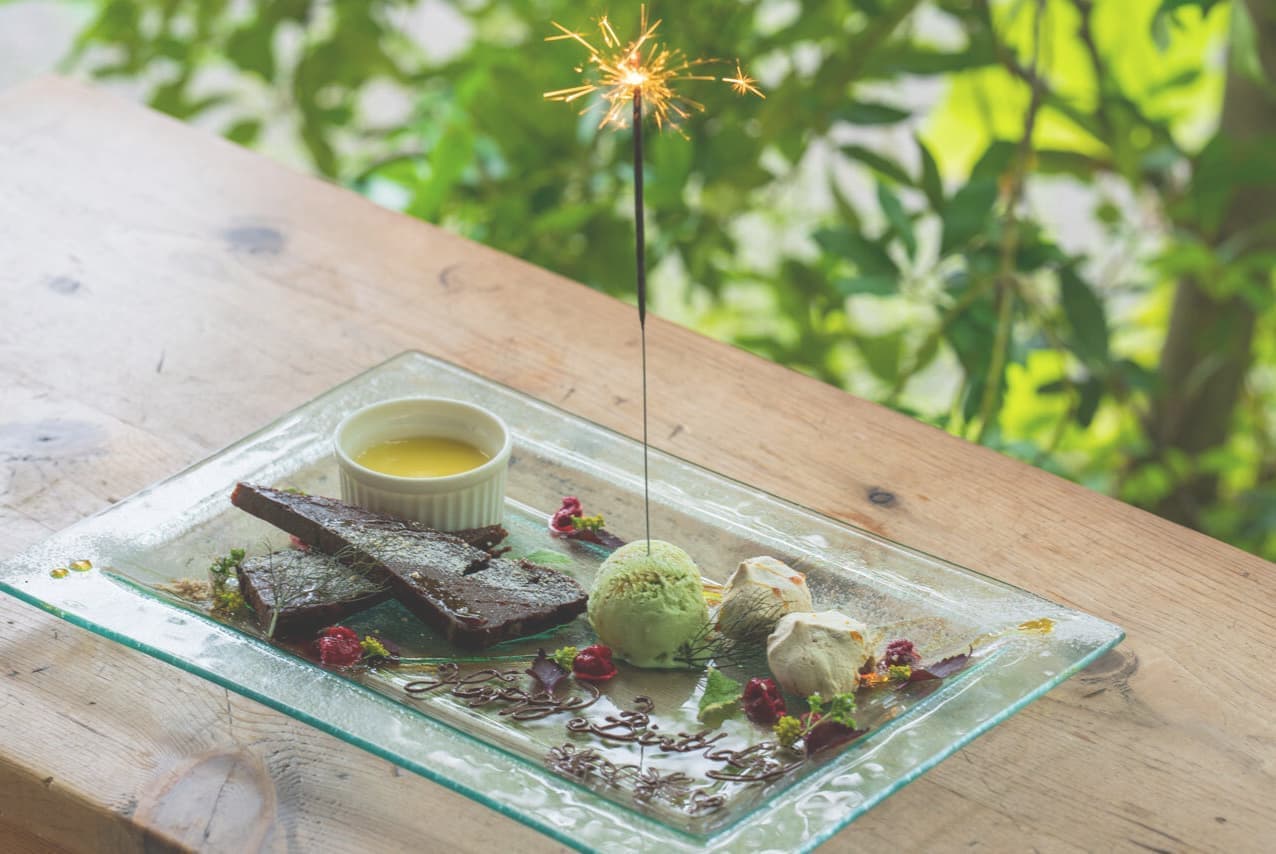 ナスとモッツァレラのトマトクリームソース