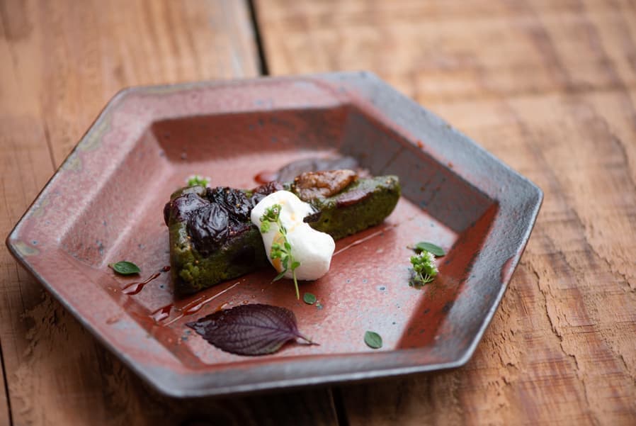 抹茶のトルタカプレーゼ