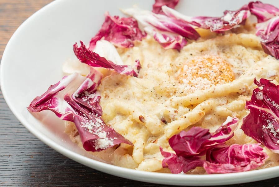 燻製ナッツとイタリアチーズのクリームソース